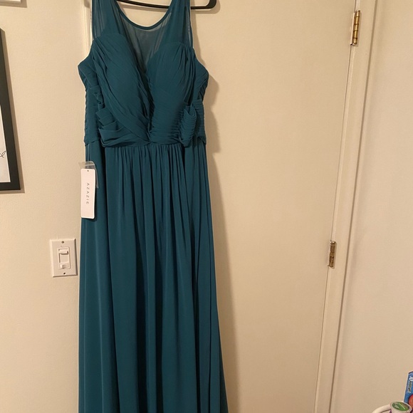 AZAZIE Gigi size A16 NEVER WORN NWT color PEACOCK - Picture 1 of 2